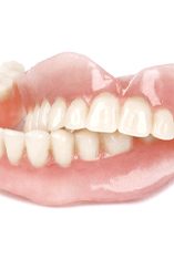 Complete set up upper and lower dentures