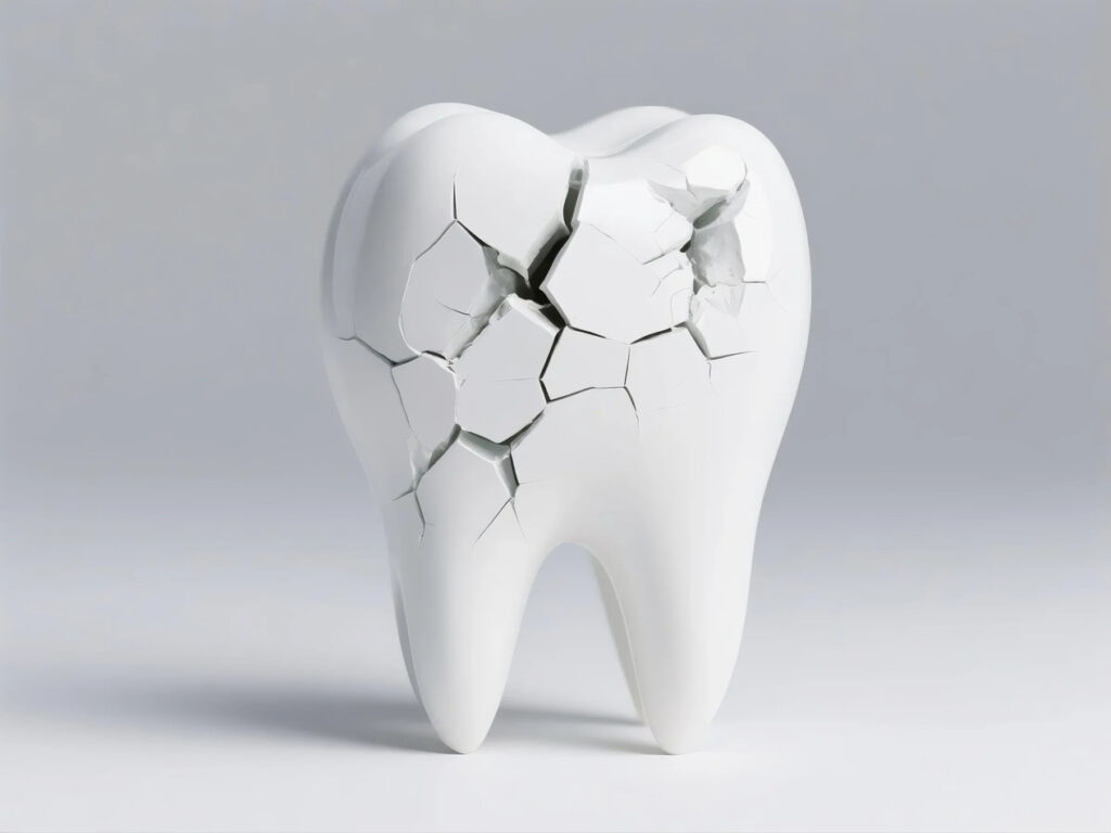 Image of a chipped tooth